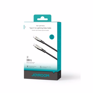 Joyroom Pioneer Series SA31-CL3 кабель USB-C Lightning 30W 1.2м - чёрный