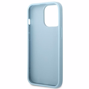 Guess Saffiano 4G Small Metal Logo чехол для iPhone 13 Pro / 13 - синий
