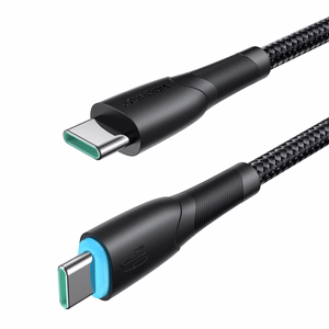 Joyroom Starry Series SA32-CC3 USB-C / USB-C kaabel 60W 1m - must