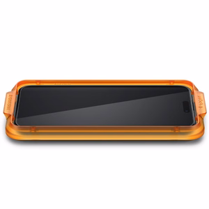 Spigen ALM Glass FC Karastatud klaas jaoks iPhone 15 Pro - must 2 pcs.