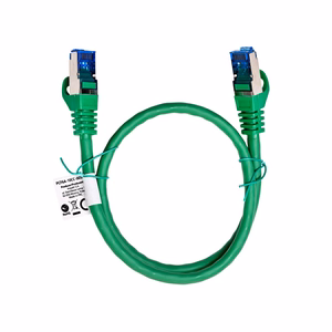 LANBERG PATCHCORD S/FTP CAT.6A 0.5M roheline LSZH