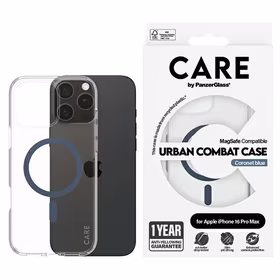 CARE by PanzerGlass Flagship Ümbris iPhone 16 Pro Max 6.9" sinine/sinine MagSafe 1368