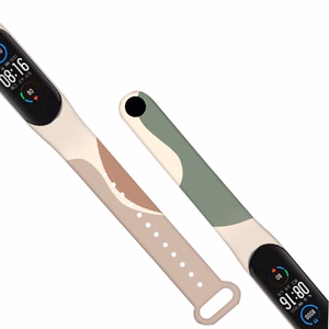 Rihm Moro rihm Xiaomi Mi Band 5 / 6 silikoonist rihmaga kella käevõru muster 4
