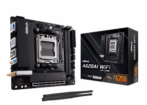 Asrock A620AI WiFi emaplaat AMD A620A Socket AM5 mini ITX