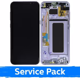 LCD Ekraan Ühildub Samsung G955 S8 Plus Koos Frame / Orchid Hall / (Service Pack)