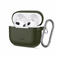 Tech-Protect Silicone Hook Ümbris jaoks Apple AirPods 3 - roheline