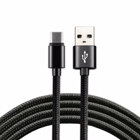 everActive cable USB-C 1m - must, braided, quick charge, 3A - CBB-1CB