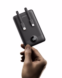 Powerbank Veger C11 (W1170) PD QC3.0 2A 22,5W 10 000 mAh with built-in cables USB C / Lightning must