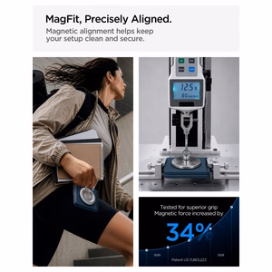 Spigen AirSkin Aramid MagFit MagSafe ümbris mudelile Samsung Galaxy Z Flip 8 – tumesinine