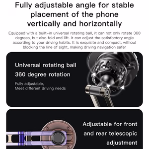 Magnetic car phone hoidja Forcell F-Grip IronSecure windshield / dashboard must