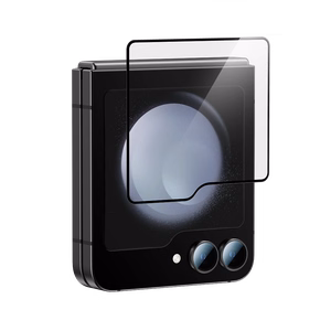 Benks Warrior HD karastatud klaas Samsung Galaxy Z Flip 6 jaoks, must