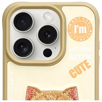 Nimmy Cool&Cute 2.0 Cat Ümbris jaoks iPhone 15 Pro Max - Roheline