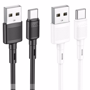 Hoco X83 USB-A – USB-C kaabel Cable USB A to USB C Hoco 3A 1 m X83, must, 1 m, 3A
