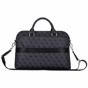 Guess Computer Bag 4G Zipper Pocket & Triangle Logo jaoks 15" Laptop Must