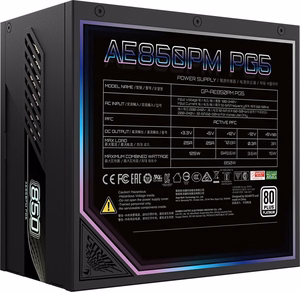 Gigabyte Aorus Elite Platinum ATX 3.1 850W toiteplokk