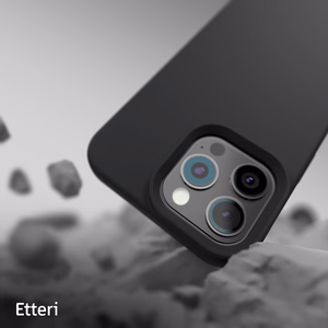 Etteri Силиконовый Mag чехол для iPhone 16 Pro 6,3" чёрный