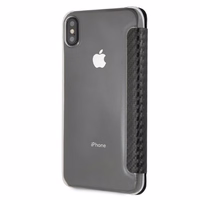 BMW Carbon Tricolor Stripe iPhone XS Max Ümbris - must