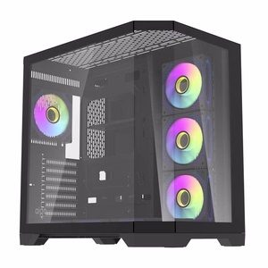 Darflash FT418 PRO computer ümbris + 7 aRGB fans (must)