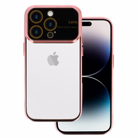 Electro Lens Ümbris jaoks Iphone 13 Pro Max Rose kuldne