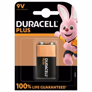 Duracell Plus MN1604 – leelis 9 V patareid, 1 tk