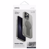 Uniq Heldro Max Magclick Charging Ümbris jaoks iPhone 16 Pro Max - läbipaistev