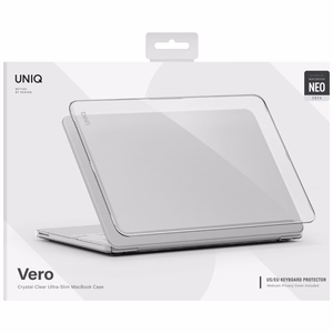 Uniq Vero ümbris mudelile MacBook Neo – läbipaistev