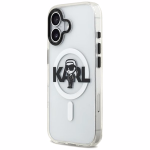 Karl Lagerfeld IML Karl Sketch Logo MagSafe Ümbris jaoks iPhone 17 - Läbipaistev