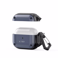 Tech-Protect Rough Hook Ümbris with Carabiner jaoks Apple AirPods Pro 1 / 2 - sinine