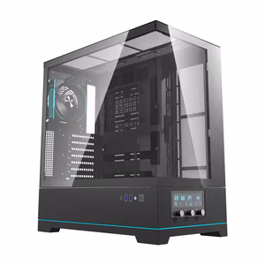 Darkflash DY451 PRO computer ümbris (must) + 1 fan