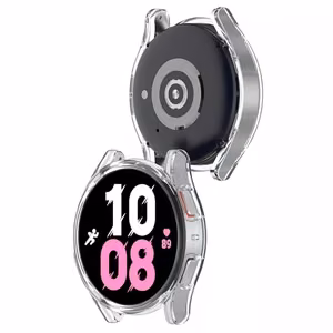 Чехол с закалённым стеклом 360° Samsung Watch Active 2 44mm прозрачный
