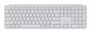 Ultra Õhuke Keychron B6 Pro 2.4G Juhtmevaba Klaviatuur (valge) [B6P-K8].