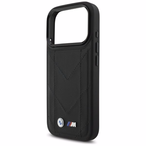 BMW M Quilted Logo MagSafe Ümbris jaoks iPhone 17 Pro - Must