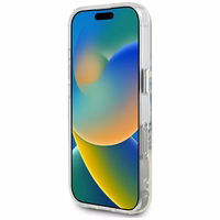 Guess IML Metal Colored Circle Classic Logo MagSafe ümbris jaoks iPhone 16 Pro Max - roosa