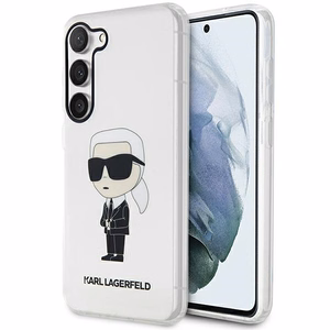 Karl Lagerfeld KLHCS23MHNIKTCT S23+ S916 прозрачный жёсткий чехол Ikonik Karl Lagerfeld