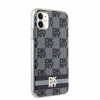 DKNY IML Checkered Mono Pattern & Printed Stripes MagSafe Ümbris jaoks iPhone 11 / Xr - Must
