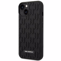 Karl Lagerfeld 3D monogrammiga ümbris iPhone 14 Plus'ile - must