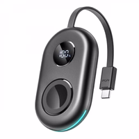 Power Bank Joyroom "JR-W09" Must 2500mAh (juhtmevaba laadimine) + sisseehitatud Type-C kaabel