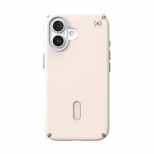 Speck Presidio2 Pro MagSafe'i ja ClickLocki toega ümbris iPhone 16-le, Bleached Bone/Heirloom Gold