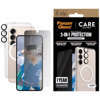 CARE by PanzerGlass Flagship 3in1 Ümbris + Privaatsus Glass + Lens jaoks Samsung Galaxy S25+