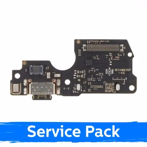 Laadimispesa seadmele Xiaomi Redmi Note 14 Pro 4G (+ SIM-kaardi lugeja) lintkaabliga / plaat (Service Pack)