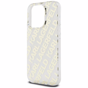 Чехол Karl Lagerfeld IML Fullover Logo для iPhone 15 Pro Max - золотой