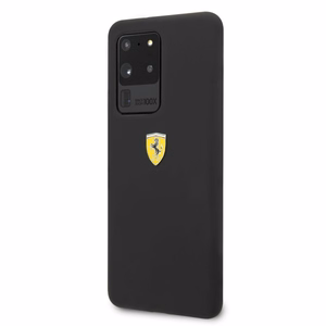 Ferrari жёсткий чехол FESSIHCS69BK S20 Ultra G988 чёрный/чёрный Silicone
