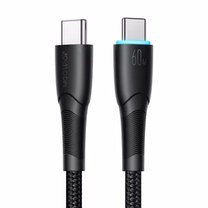 Joyroom Starry Series SA32-CC3 USB-C / USB-C kaabel 60W 1m - must