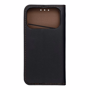 Leather ümbris SMART PRO jaoks IPHONE 17 Pro must