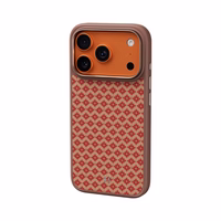 Benks Magnetic Armor Pro Armor Grid Kevlar Case Metal Frame 600D (YB69) Iphone 17 Pro jaoks oranž