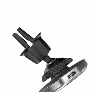 Autoehoidik Dudao F13XS must (15W / Magsafe ühilduv) (magnetiline / ventilatsioonivõre)