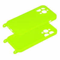 Strap Silicone Ümbris jaoks Iphone 15 Plus design 2 lime