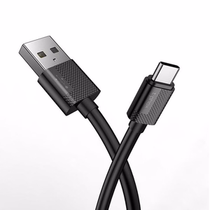 CABLE T-PHOX NETS TYPE-C BLACK 3A ; PVC ; 2M