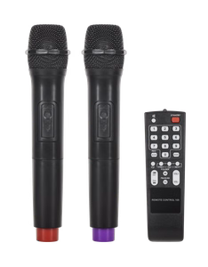 Aktiivkõlar 2 juhtmeta mikrofoniga, SD, Bluetooth, USB, 12 tolli, 40 W