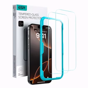 ESR Karastatud klaas 2-PACK jaoks iPhone 16 Pro Max - läbipaistev